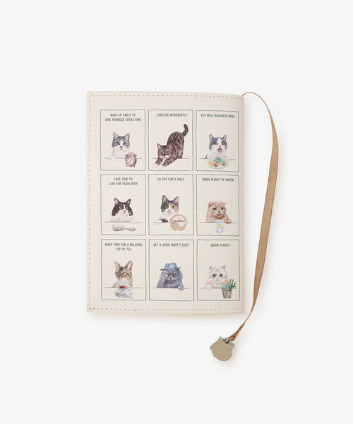 Afternoon Tea（アフタヌーンティー）の「ブックカバー/Cat's NapTime（ステーショナリー・レディース・ホワイト・ONE SIZE）」の9枚目の写真