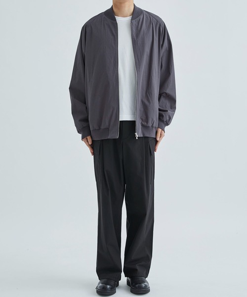 【未使用】 <ATON> COTTON FLIGHT JACKET ATON ATON(エイトン) KYOTO TSURIZOME COTTON FLIGHT JACKET