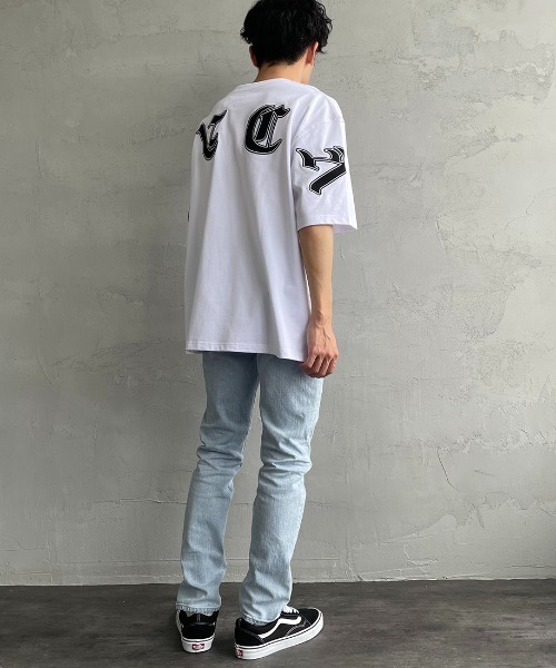 RVCA（ルーカ）の「[RVCA/ルーカ] OE FAKE RVCA バックワッペンロゴTシャツ（Tシャツ/カットソー・レディース・ホワイト/ブラック・M/L/XL）」の11枚目の写真