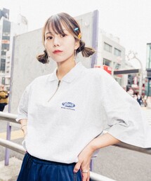 BEN DAVIS | 【23SS】【BEN DAVIS/ベン デイヴィス】HALF ZIP POLO TEE /別注/ハーフジップポロプルオーバー/ハーフジップTシャツ/ワンポイント刺繍/ユニセックス【限定展開】(Tシャツ/カットソー)