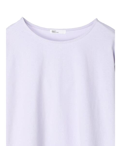 CRAFT STANDARD BOUTIQUE(クラフトスタンダードブティック)の「バルーンスリーブプルオーバー(Tシャツ/カットソー・レディース・ブラック/ホワイト/モカ/ラベンダー・FREE)」の16枚目の写真
