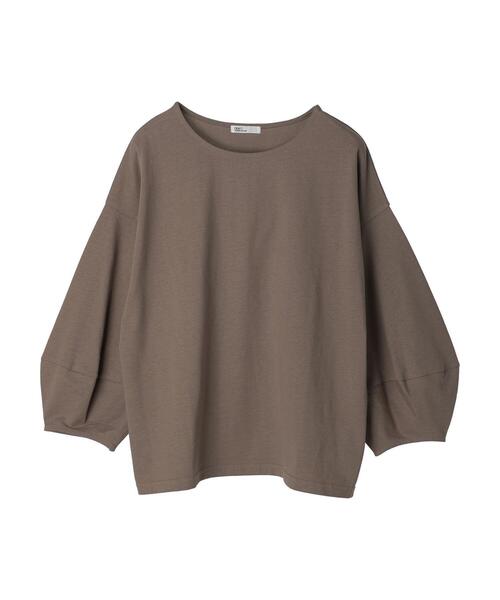 CRAFT STANDARD BOUTIQUE(クラフトスタンダードブティック)の「バルーンスリーブプルオーバー(Tシャツ/カットソー・レディース・ブラック/ホワイト/モカ/ラベンダー・FREE)」の6枚目の写真