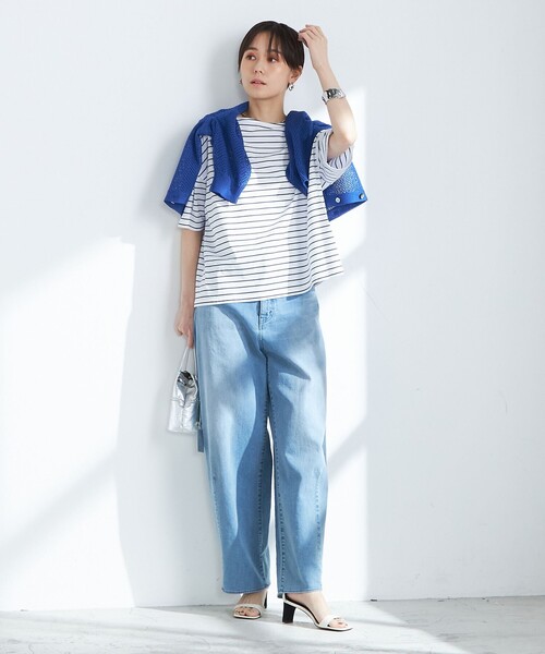 NOLLEY’S（ノーリーズ）の「MY STANDARD Tシャツ（Tシャツ/カットソー・レディース・ホワイト/ホワイト系その他5/ベビーピンク/レッド系その他4/ブラック/ホワイト系その他6/ブラウン/レッド系その他3/グレイッシュベージュ/オレンジ・1/2）」の11枚目の写真