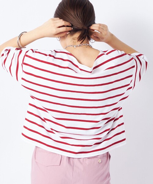 NOLLEY’S（ノーリーズ）の「MY STANDARD Tシャツ（Tシャツ/カットソー・レディース・ホワイト/ホワイト系その他5/ベビーピンク/レッド系その他4/ブラック/ホワイト系その他6/ブラウン/レッド系その他3/グレイッシュベージュ/オレンジ・1/2）」の22枚目の写真