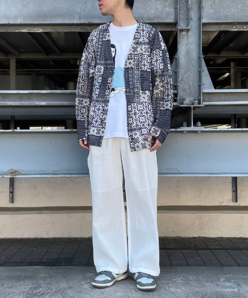 Danke schon カーディガン　総柄　ジャケット Danke schon カーディガン総柄ジャケット