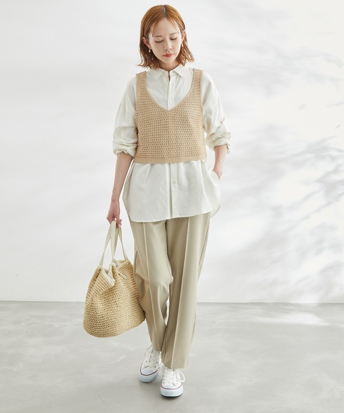 ROPE' PICNIC（ロペピクニック）の「透かし編みニットベスト