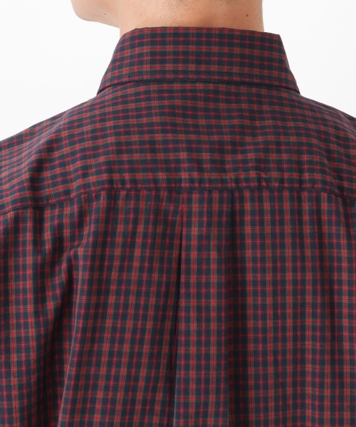 NAVY(ネイビー)の「ブロードチェックレギュラーカラーシャツ(シャツ/ブラウス・メンズ・レッド/オレンジ/ホワイト×グリーン/ブラウン/ブラック×グリーン・M/L/XL/S)」の15枚目の写真