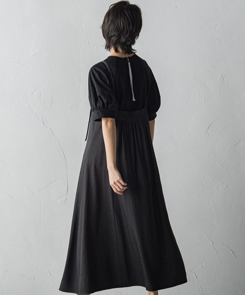 socolla（ソコラ）の「【socolla】【WEB別注】デニムキャミソールワンピース（ワンピース・レディース・ブラック/ネイビー・M）」の13枚目の写真