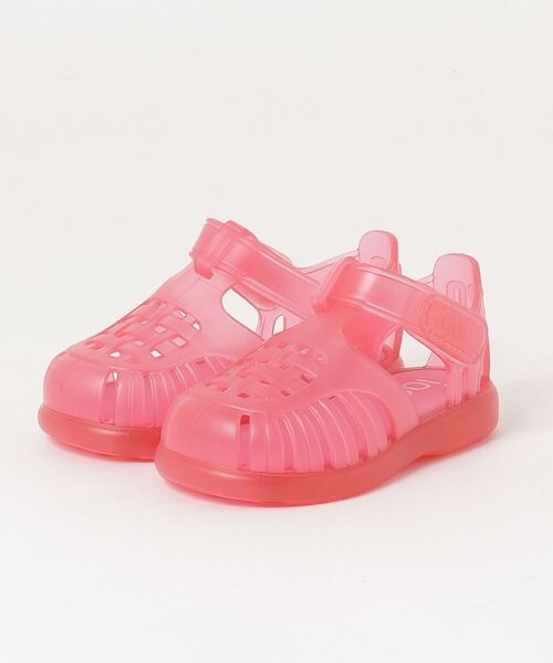 igor（イゴール）の「igor TOBBY VELCRO イゴール トビー サンダル（サンダル・キッズ・レッド/ブルー系1/クリア/レッド系1/イエロー/アクア/ピンク/ネイビー/ブルー/パープル/ブラック/オレンジ・14.5㎝/18cm/13cm/14cm/15cm/12.5cm/17cm/16cm/12cm/16.5cm）」の10枚目の写真