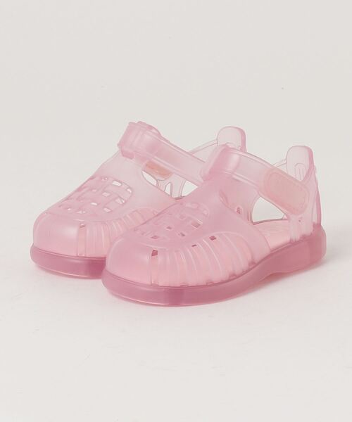 igor（イゴール）の「igor TOBBY VELCRO イゴール トビー サンダル（サンダル・キッズ・レッド/ブルー系1/クリア/レッド系1/イエロー/アクア/ピンク/ネイビー/ブルー/パープル/ブラック/オレンジ・14.5㎝/18cm/13cm/14cm/15cm/12.5cm/17cm/16cm/12cm/16.5cm）」の8枚目の写真