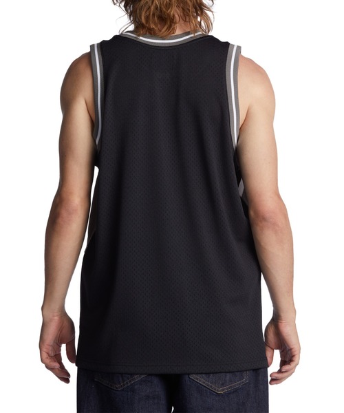 DC SHOES(ディーシーシューズ)の「PASTIME JERSEY/DCメッシュタンクトップ(タンクトップ・メンズ・ブラック・X-LARGE/LARGE/MEDIUM)」の3枚目の写真
