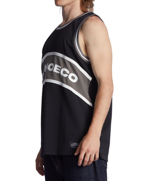 DC SHOES(ディーシーシューズ)の「PASTIME JERSEY/DCメッシュタンクトップ(タンクトップ・メンズ・ブラック・X-LARGE/LARGE/MEDIUM)」の4枚目の写真