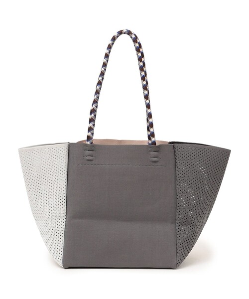 Tricote（トリコテ）の「TRICOTE:サイド メッシュ トートバッグ（トートバッグ・レディース・ライトグレー/ネイビー・ONE SIZE）」の7枚目の写真