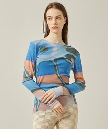 【Cycle/サイクル】スプリットアメーバスキントップス