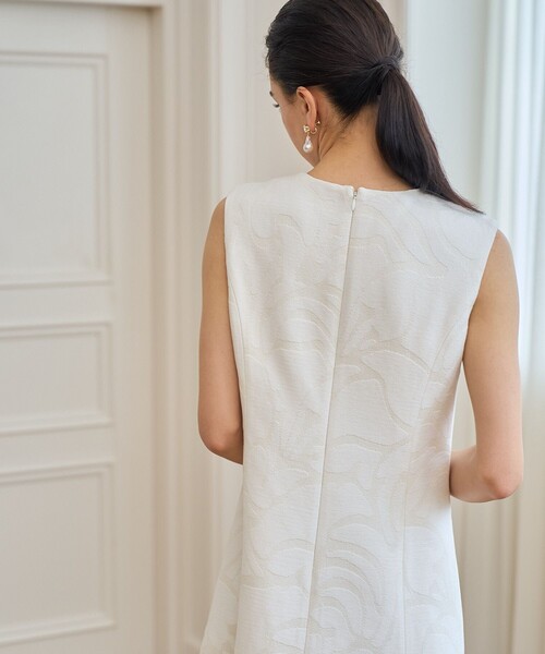 ANAYI(アナイ)の「リネンジャガードノースリ ワンピース(ワンピース・レディース・ホワイト・38/36)」の18枚目の写真
