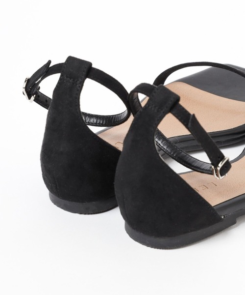 LEPSIM（レプシィム）の「アンクルストラップフラットサンダル　907841（サンダル・レディース・シルバー/ブラック/ベージュ・MEDIUM/LARGE）」の10枚目の写真