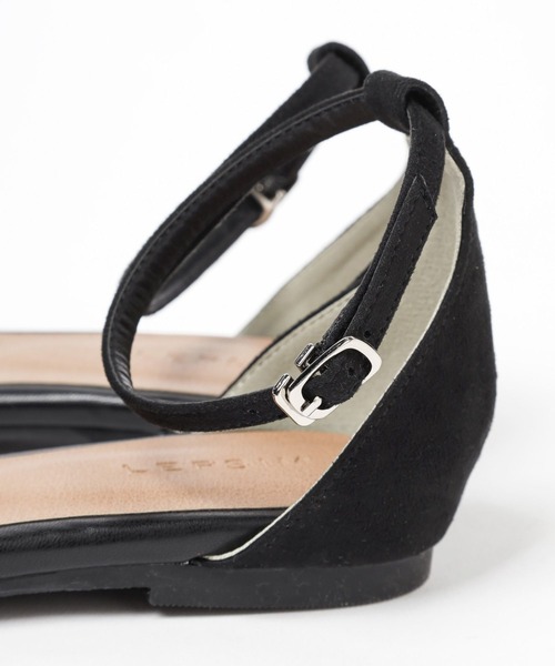 LEPSIM（レプシィム）の「アンクルストラップフラットサンダル　907841（サンダル・レディース・シルバー/ブラック/ベージュ・MEDIUM/LARGE）」の14枚目の写真