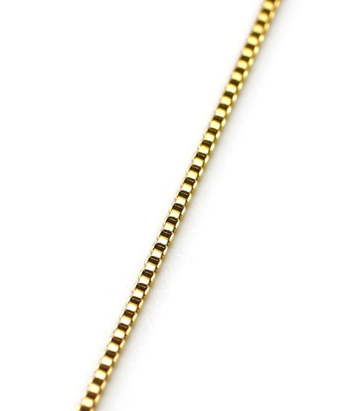 LHME（エルエイチエムイー）の「LHME ”Gleam”ベネチアンチェーンネックレス/サージカルステンレス316L（金属アレルギー対応）（ネックレス・レディース・シルバー/ゴールド・40cm）」の7枚目の写真