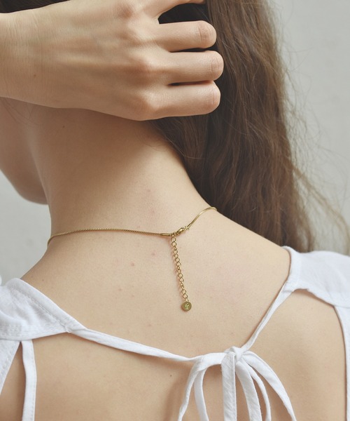 LHME（エルエイチエムイー）の「LHME ”Gleam”ベネチアンチェーンネックレス/サージカルステンレス316L（金属アレルギー対応）（ネックレス・レディース・シルバー/ゴールド・40cm）」の4枚目の写真