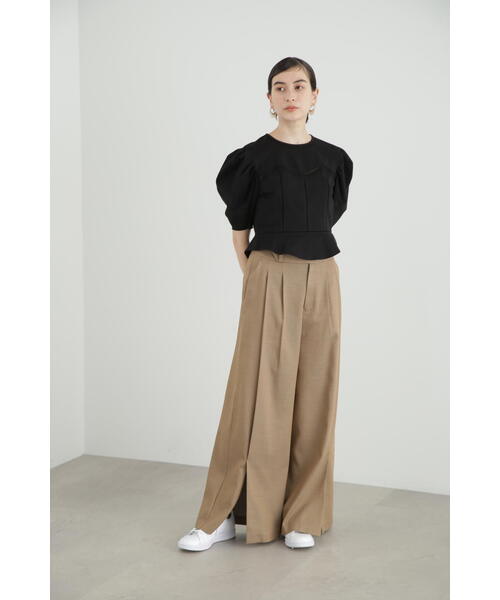 JILL STUART(ジルスチュアート)の「◆レースドッキングカットソートップス(Tシャツ/カットソー・レディース・ブラック/ホワイト・FREE)」の9枚目の写真