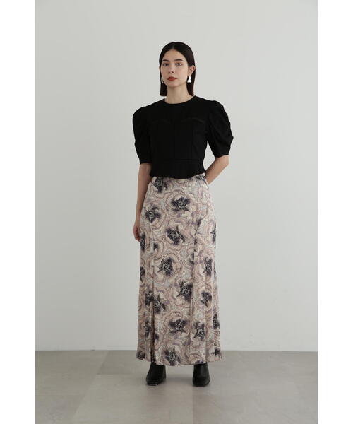 JILL STUART(ジルスチュアート)の「◆レースドッキングカットソートップス(Tシャツ/カットソー・レディース・ブラック/ホワイト・FREE)」の10枚目の写真