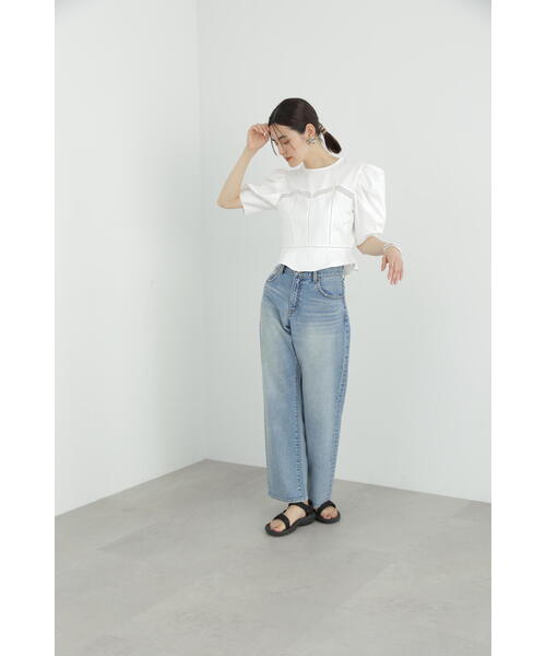 JILL STUART(ジルスチュアート)の「◆レースドッキングカットソートップス(Tシャツ/カットソー・レディース・ブラック/ホワイト・FREE)」の17枚目の写真