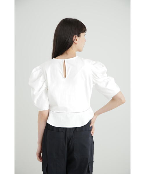 JILL STUART(ジルスチュアート)の「◆レースドッキングカットソートップス(Tシャツ/カットソー・レディース・ブラック/ホワイト・FREE)」の20枚目の写真