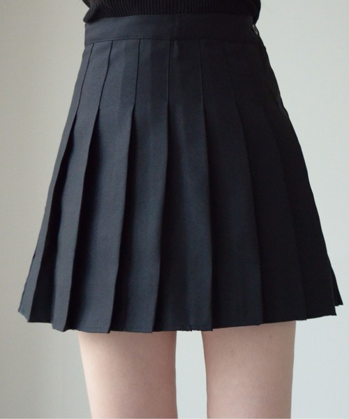 ibeul_（イベール）の「ワイドプリーツミニスカート（スカート・レディース・ホワイト/ブラック/ブラウン/グレー・M/S/L）」の11枚目の写真
