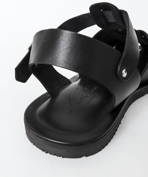 NOLLEY'S goodman(ノーリーズグッドマン)の「【NUOVO NICAR/ヌオヴォ ニカール】別注VACCHETTA グルカサンダル(サンダル・メンズ・ブラック・41/40/42)」の8枚目の写真