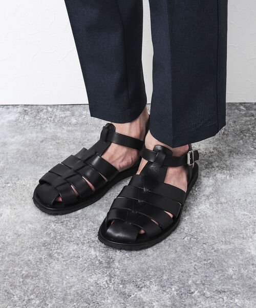 NOLLEY'S goodman(ノーリーズグッドマン)の「【NUOVO NICAR/ヌオヴォ ニカール】別注VACCHETTA グルカサンダル(サンダル・メンズ・ブラック・41/40/42)」の10枚目の写真