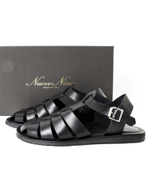 NOLLEY'S goodman(ノーリーズグッドマン)の「【NUOVO NICAR/ヌオヴォ ニカール】別注VACCHETTA グルカサンダル(サンダル・メンズ・ブラック・41/40/42)」の16枚目の写真