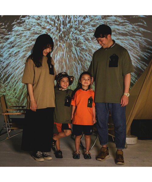 BREEZE(ブリーズ)の「DODコラボ カマボコポケットTシャツ(オトナ)(Tシャツ/カットソー・レディース・ベージュ/カーキ/レインボー・LARGE/MEDIUM)」の9枚目の写真