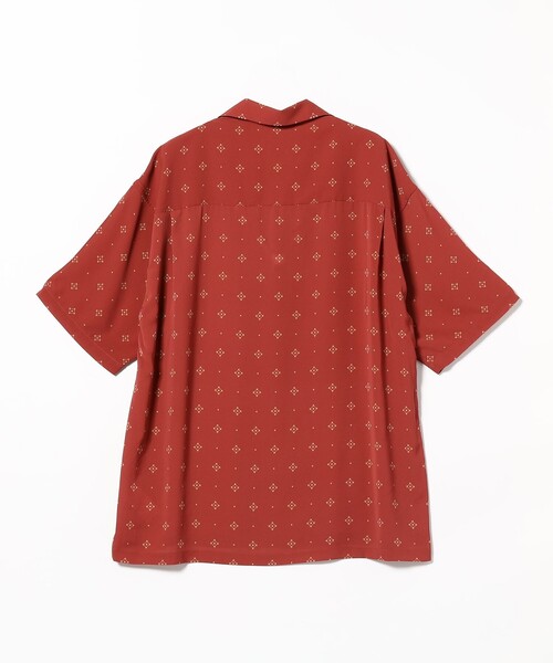 B:MING by BEAMS(ビーミングバイビームス)の「B:MING by BEAMS / 小紋 オープンカラー シャツ(シャツ/ブラウス・メンズ・ネイビー/レッド・SMALL/MEDIUM/LARGE/X-LARGE)」の4枚目の写真
