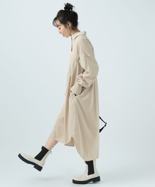 BAYFLOW（ベイフロー）の「※厚底バッグZIP サイドゴアブーツ 2（ブーツ・レディース・アイボリー/ブラック・SMALL/MEDIUM/LARGE）」の3枚目の写真