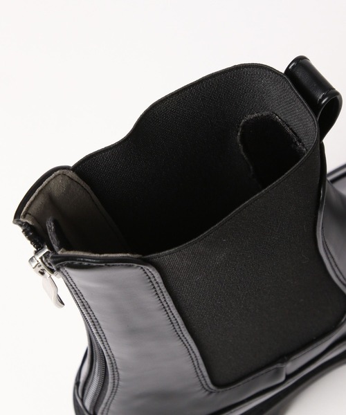 BAYFLOW（ベイフロー）の「※厚底バッグZIP サイドゴアブーツ 2（ブーツ・レディース・アイボリー/ブラック・SMALL/MEDIUM/LARGE）」の9枚目の写真