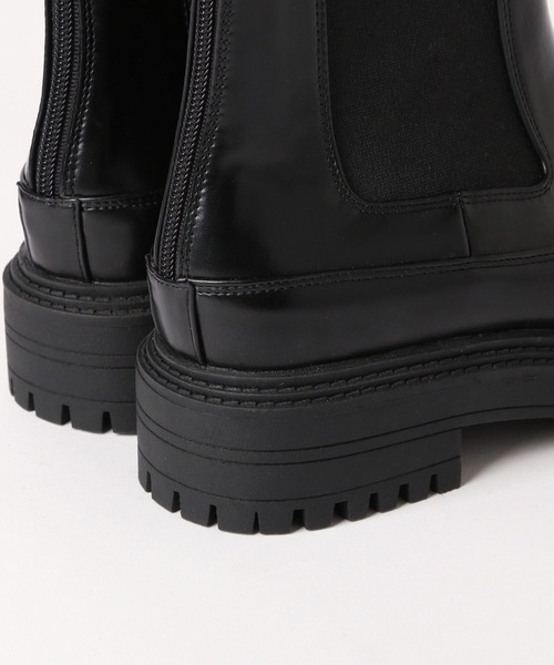 BAYFLOW（ベイフロー）の「※厚底バッグZIP サイドゴアブーツ 2（ブーツ・レディース・アイボリー/ブラック・SMALL/MEDIUM/LARGE）」の10枚目の写真