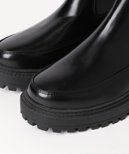 BAYFLOW（ベイフロー）の「※厚底バッグZIP サイドゴアブーツ 2（ブーツ・レディース・アイボリー/ブラック・SMALL/MEDIUM/LARGE）」の14枚目の写真