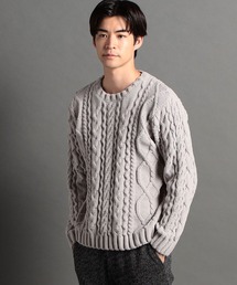 HIDEAWAYS NICOLE | ケーブル編み×アラン編みシェニールニット(ニット/セーター)