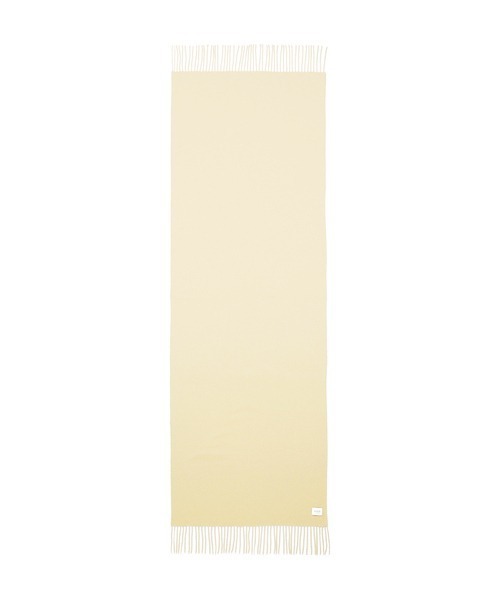 emmi（エミ）の「【emmi atelier】カラーストール（マフラー・レディース・ダークブルー/イエロー/オフホワイト・FREE）」の11枚目の写真