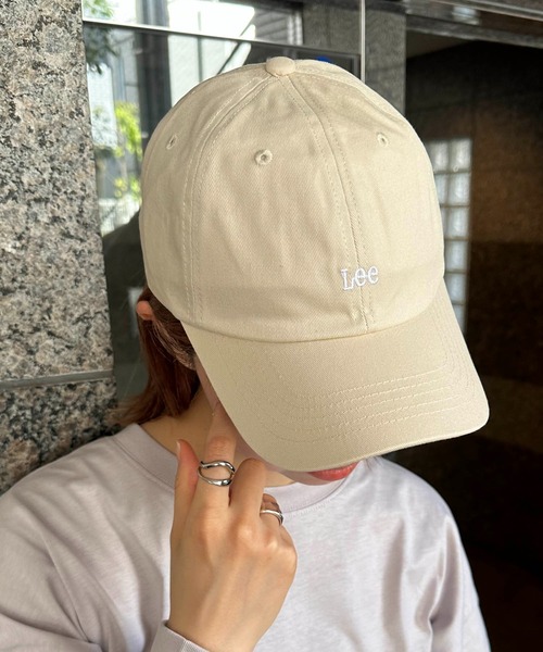 Lee(リー)の「LEE / LOGO CAP 2 / LA0388(キャップ・レディース・ネイビー/ベージュ/ホワイト/ブラック/ライトグレー/ブルー/ピンク系その他・MEDIUM/SMALL)」の4枚目の写真