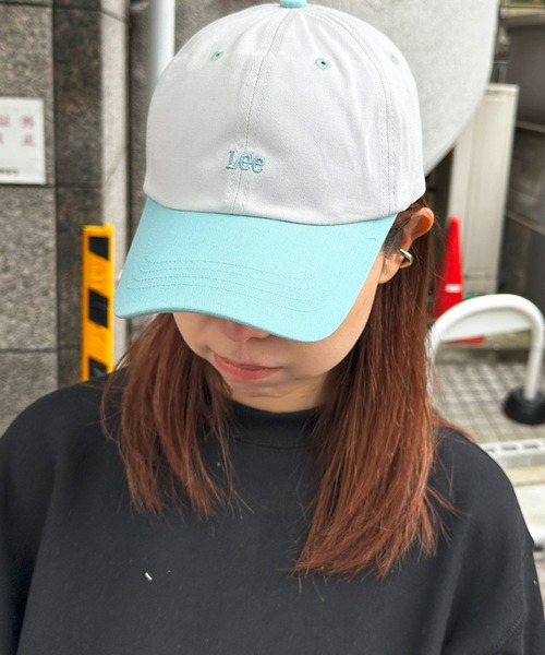 Lee(リー)の「LEE / LOGO CAP 2 / LA0388(キャップ・レディース・ネイビー/ベージュ/ホワイト/ブラック/ライトグレー/ブルー/ピンク系その他・MEDIUM/SMALL)」の3枚目の写真