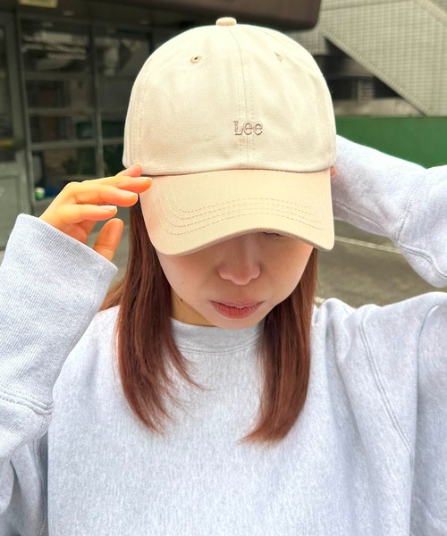 Lee(リー)の「LEE / LOGO CAP 2 / LA0388(キャップ・レディース・ネイビー/ベージュ/ホワイト/ブラック/ライトグレー/ブルー/ピンク系その他・MEDIUM/SMALL)」の12枚目の写真