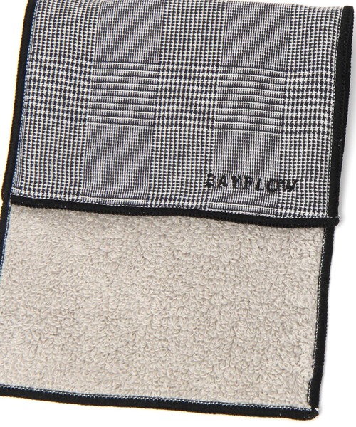 BAYFLOW（ベイフロー）の「BFミニタオルハンカチ（ハンカチ/ハンドタオル・レディース・ブルー/ブラック/グレー/ネイビー・0）」の6枚目の写真