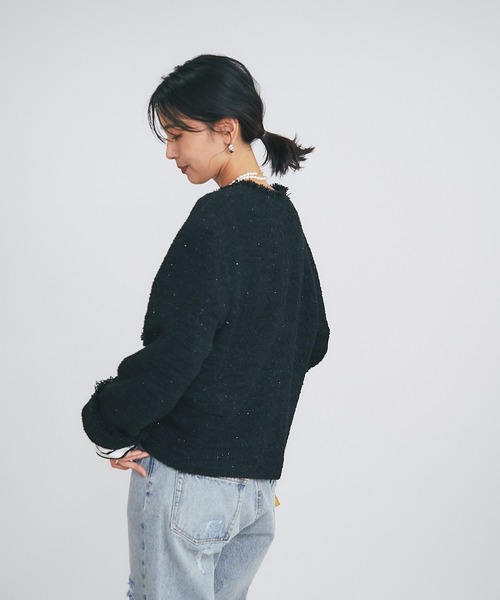 RIVE DROITE（リヴドロワ）の「ラメツイードジャケット（ノー