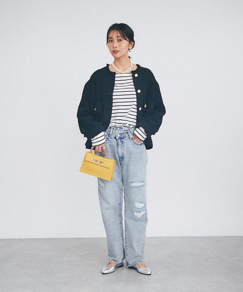 RIVE DROITE（リヴドロワ）の「ラメツイードジャケット（ノー