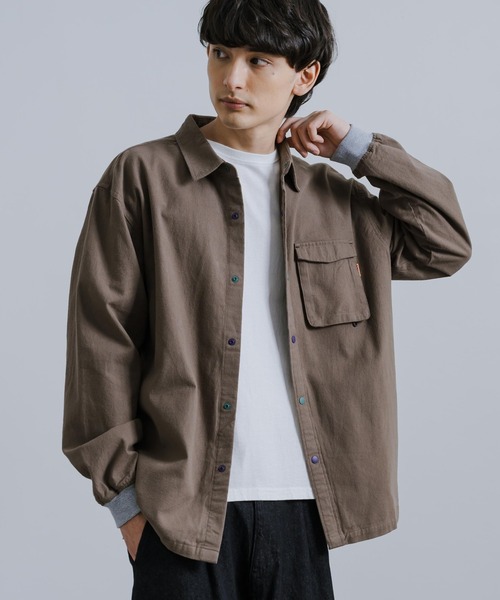 KRIFF MAYER（クリフメイヤー）の「KRIFF MAYER クリフメイヤー ビエラハッピーシャツ 2313402（シャツ/ブラウス・メンズ・チェック/モカ/マルチ/ネイビー/オフホワイト・XL/L/M）」の3枚目の写真