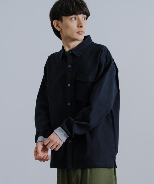 KRIFF MAYER（クリフメイヤー）の「KRIFF MAYER クリフメイヤー ビエラハッピーシャツ 2313402（シャツ/ブラウス・メンズ・チェック/モカ/マルチ/ネイビー/オフホワイト・XL/L/M）」の14枚目の写真