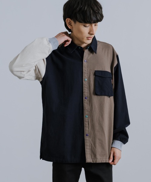 KRIFF MAYER（クリフメイヤー）の「KRIFF MAYER クリフメイヤー ビエラハッピーシャツ 2313402（シャツ/ブラウス・メンズ・チェック/モカ/マルチ/ネイビー/オフホワイト・XL/L/M）」の18枚目の写真