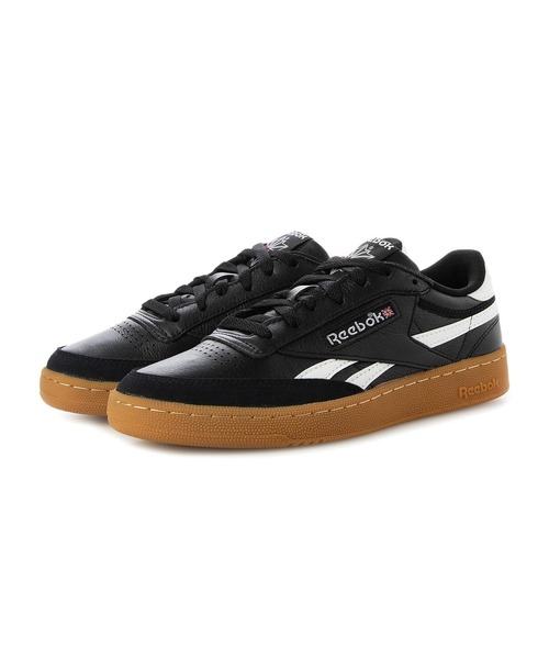 Reebok(リーボック)の「CLUB C 85 REVENGE VINTAGE 100202317(スニーカー・メンズ・ブラック・26.0cm/28.0cm/30.0cm/25.0cm/24.0cm/28.5cm/24.5cm/27.0cm/26.5cm/23.5cm/23.0cm/27.5cm/29.0cm/25.5cm/22.5cm)」の3枚目の写真