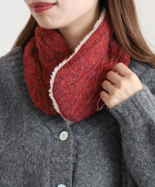 SCANDINAVIAN FOREST マグネット式ケーブルボアネックウォーマー